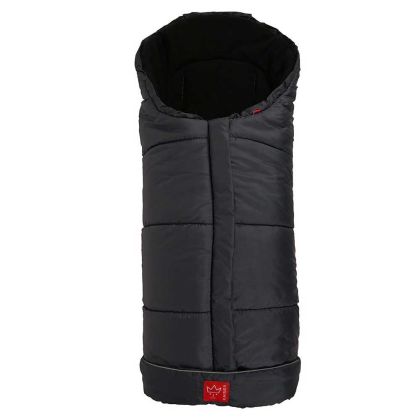 Универсално чувалче за бебешка количка с термовълна KAISER Iglu Anthracite/black