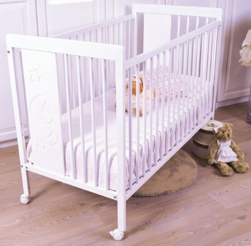 Детско дървено легло Micuna MI-6 Plus Babymobel White 60/120 см