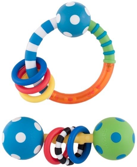 Моите първи дрънкалки 2бр Sassy My First Rattles Boy