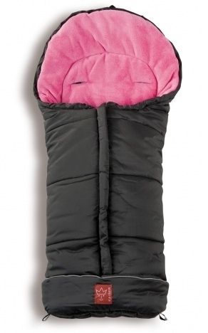 Универсално термо чувалче за бебешка количка KAISER Jooy Black/Pink