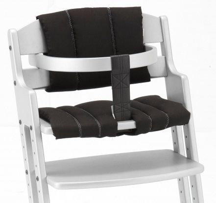 BabyDan Текстилна подложка за столче за хранене DanChair Black