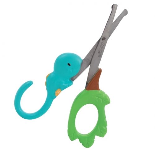 Бебешка нокторезачка с меки дръжки Sassy Soft Grip Scissors