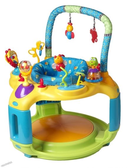 Bright Starts - Бебешки център за игра BOUNCE a BOUT Blue