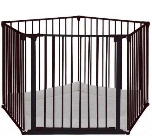 BabyDan Бебешка кошара за игра BabyDEN Black