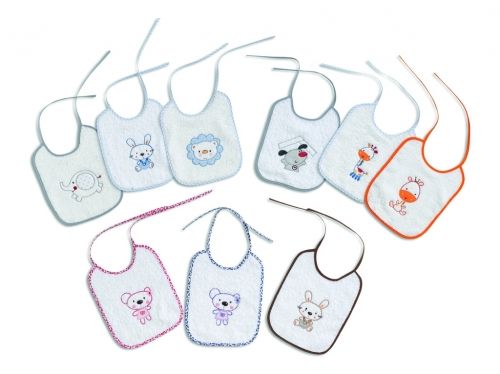 Interbaby - Комплект лигавници 6 бр. *Животни*