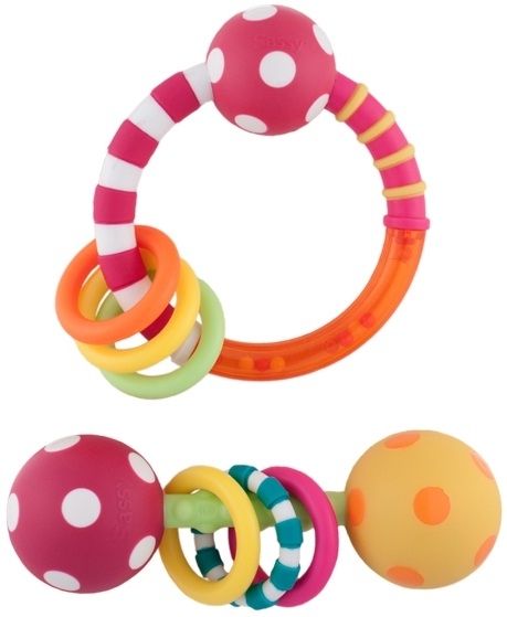 Моите първи дрънкалки 2бр Sassy My First Rattles Girl