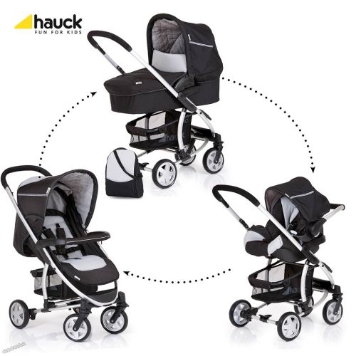 Hauck - Бебешка количка MALIBU M12 All In One Black 2012