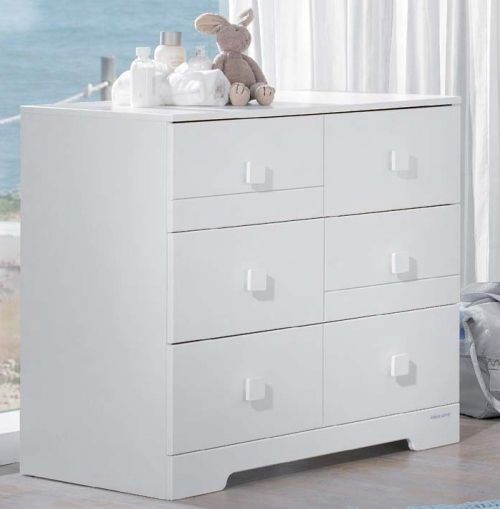 Дървен скрин за детска стая Micuna СО 1413 Basic White