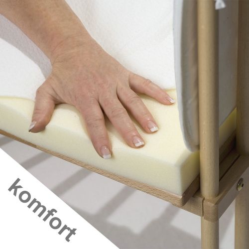 Матрак мемори пяна КОМФОРТ за бебешка кошара BabyBay с микроклетъчен отвор