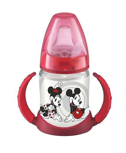NUK FC РР шише 150мл със силликонов накрайник за сок Mickey 6+ мес.