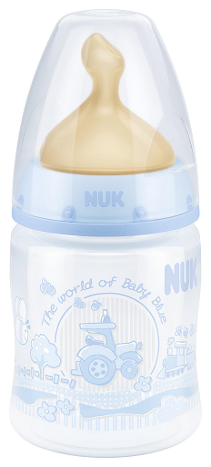 NUK Шише PP с каучуков биберон 150 мл. BLUE
