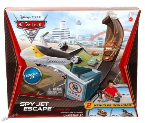 Cars 2  - Състезателна писта Spy Jet Escape - Mattel