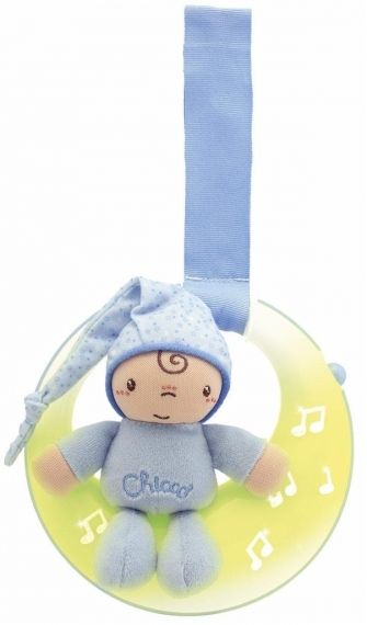 Chicco Музикална светеща луна GoodNight Moon синьо