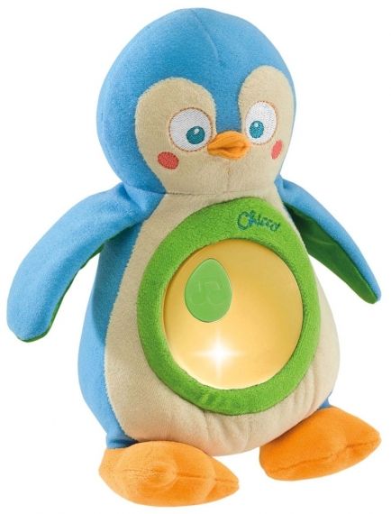 Chicco Бебешки музикален пингвин със светещо коремче
