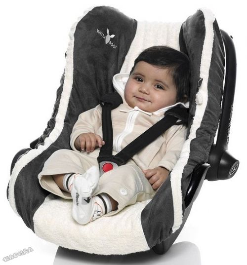 WallaBoo - Калъф за столче за кола Car Seat Cover - Baby Black