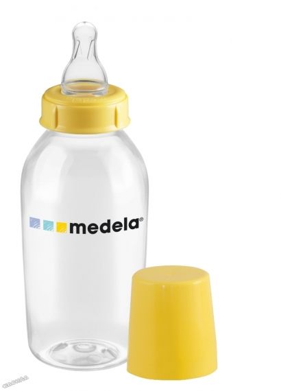 Medela - Бутилка за хранене с биберон 250мл.