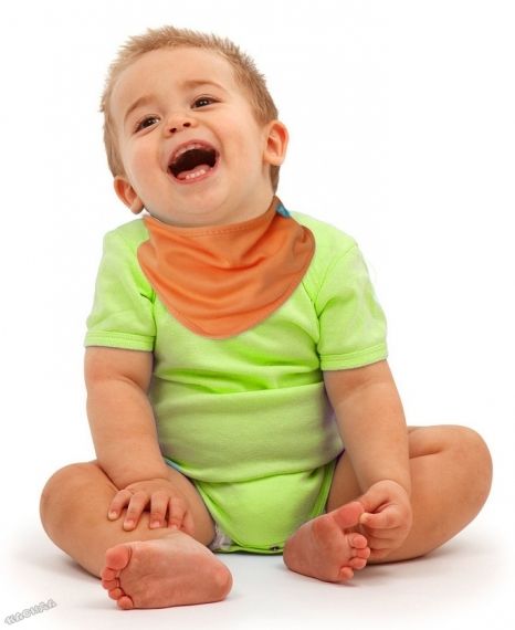 WallaBoo - Бебешки лигавник Baby Dry Bib - Sun Orange