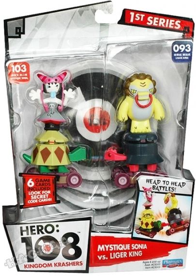 HERO 108 - Комплект от 2 фигури *Kingdom Krashers* - Mystique Sonia vs. Liger King