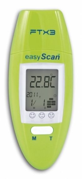 Visiomed Термометър за ухо и чело EasyScan с функция говор - зелен