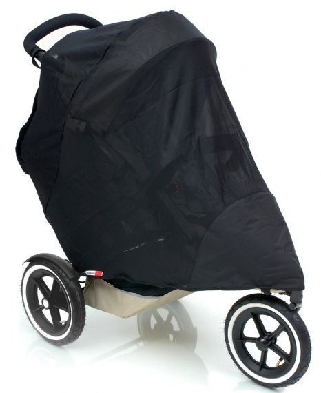 Phil&Teds UV Mesh Двоен слънчобран за бебешка количка SPORT SP