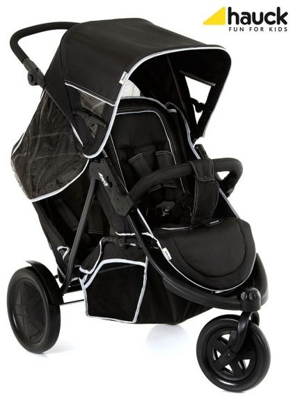 Бебешка количка за две деца Hauck FreeRider Black 2014