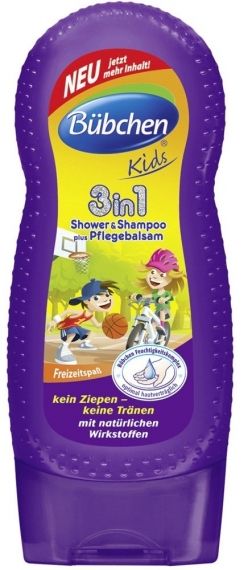 Bubchen Kids - Шампоан и балсам за коса и тяло 3 в 1 230ml