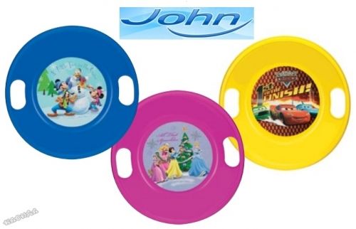 JohnToys - Детска шейна с дръжки *Cars, Princess & Mickey Mouse Clubhous*