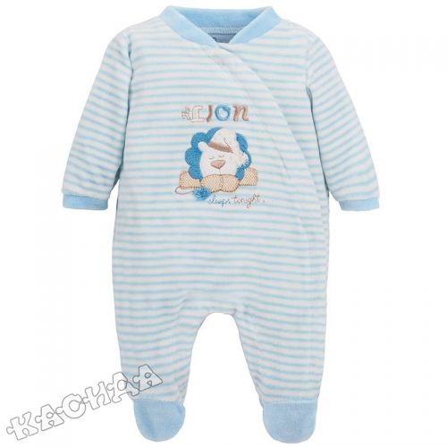 Mayoral 2014/2015 - Бебешки плюшен гащеризон *Sleep Lion in Blue*
