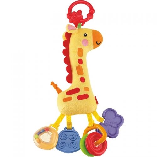 Fisher Price - Бебешка дрънкалка Funny Friends Жираф