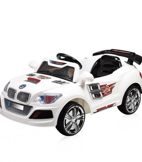 Детска акумулаторна кола Chipolino BM12 - бяла