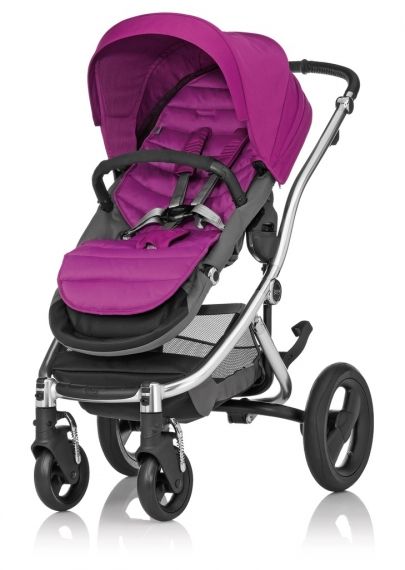 Бебешка комбинирана количка Britax Romer AFFINITY Cool Berry/Chrome Chassis