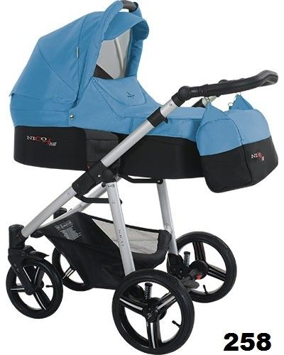 Комбинирана бебешка количка Bebetto 2в1 NIKO Plus 258