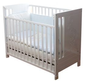 Бебешки спален комплект BabyHit *Сини Слончета* 8 части 60x120 см