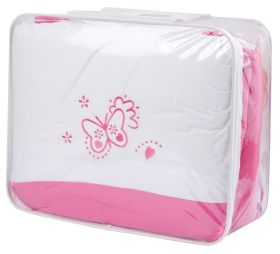 Бебешки спален комплект BabyHit *Пеперуди* 8 части 60x120 см