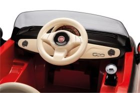 Детска акумулаторна кола Peg Perego FIAT 500 REMOTE CONTROL RED 6V с дистанционно