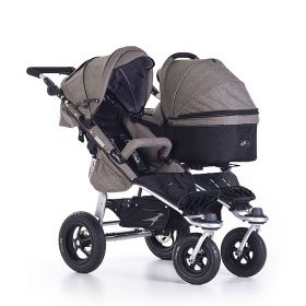 Бебешка количка за близнаци TFK Twinner Twist Duo Premium Line Антрацит