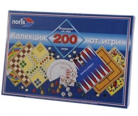 Noris - Комплект от 200 настолни игри