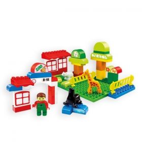 Детски конструктор *Зоопарк* Mochtoys 