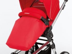 Foppapedtetti Бебешка количка 3 в 1 - 3Chic red