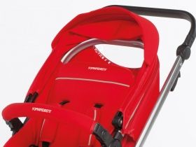 Foppapedtetti Бебешка количка 3 в 1 - 3Chic red