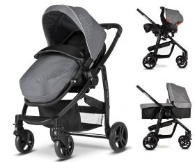 Graco - Бебешка количка 3 в 1 Evo Charcoal