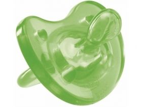 Chicco - Залъгалка Physio soft силикон - зелена
