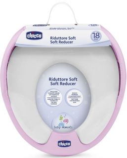 Chicco - Мека седалка за тоалетна чиния - розова