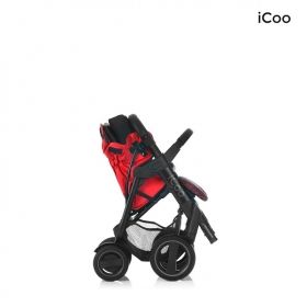 Комбинирана бебешка количка I'Coo Acrobat Fishbone Red