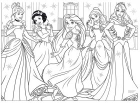 Детски Maxi пъзел 2в1 Disney PRINCESS Lisciani 60 части