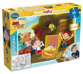 Детски Maxi пъзел 2в1 JAKE Lisciani 35 части