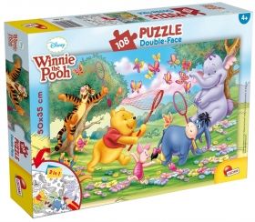 Детски пъзел 2в1 Мечо Пух Winnie The Pooh Lisciani 108 части