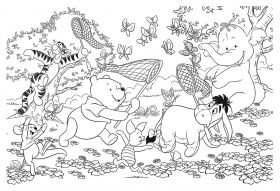 Детски пъзел 2в1 Мечо Пух Winnie The Pooh Lisciani 108 части