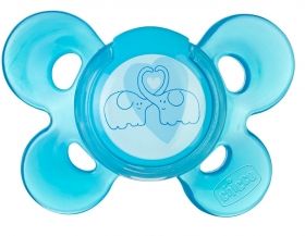 Chicco - Силиконова залъгалка Physio Comfort Blue 6м+ 