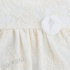 Mayoral - Бебешка рокля *Vintage White Rose*